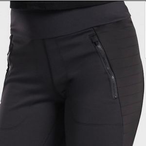 High rise  soft brushed interior. Woven fabric is water and abrasion resistant